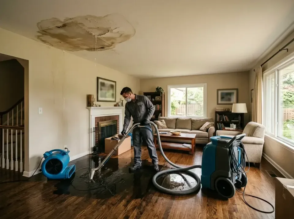 attic-pipe-burst-ceiling-drip-008 — frequently asked questions, Water Damage Restoration & Carpet Care in North Charleston,…